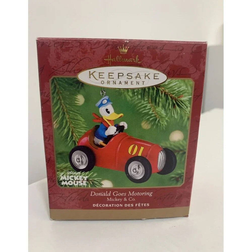 Hallmark Keepsake Ornament Donald Goes Motoring Micky & Co. 2001